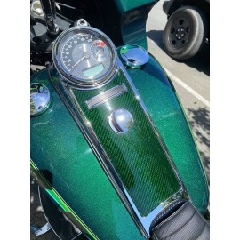 Carbon dash insert for Harley Road King Carbon dash insert for Harley Road King
