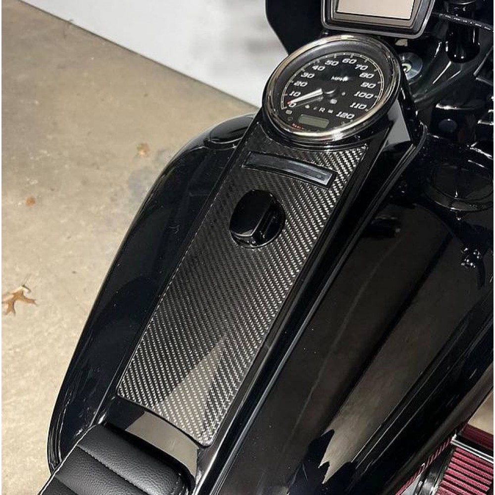 Carbon dash insert for Harley Road King Carbon dash insert for Harley Road King