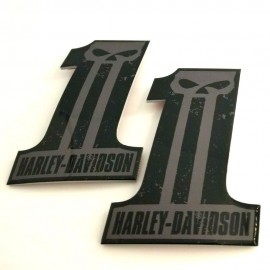 #1 Punisher black\grey tank emblems for Harley #1 Punisher black\grey tank emblems for Harley