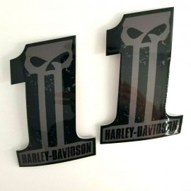 #1 Punisher black\grey tank emblems for Harley #1 Punisher black\grey tank emblems for Harley
