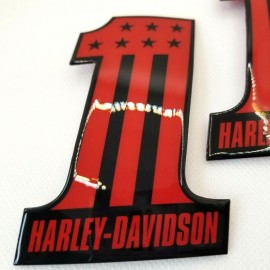 #1 Stars&Stripes black\red tank emblems for Harley #1 Stars&Stripes black\red tank emblems for Harley