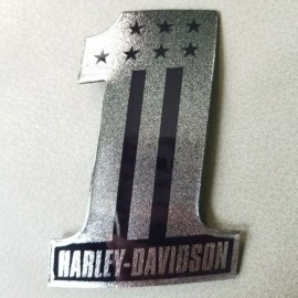 #1 Stars&Stripes black\silver tank emblems for Harley #1 Stars&Stripes black\silver tank emblems for Harley