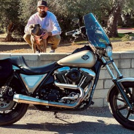 Black tank emblems for Harley