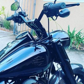 Black tank emblems for Harley