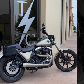 Black tank emblems for Harley