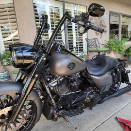 Black tank emblems for Harley