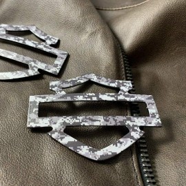 Camo tank emblems for Harley