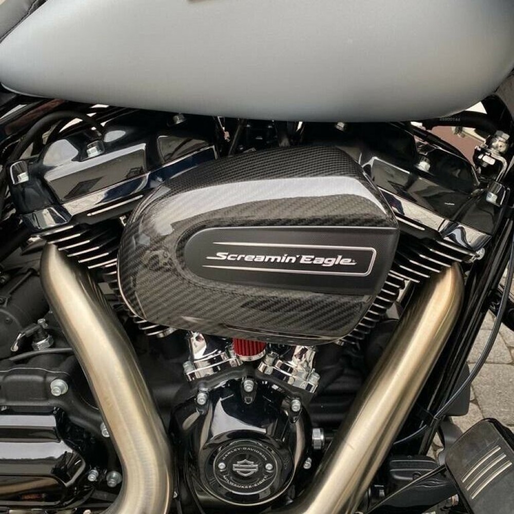 Harley air filter cover outlet