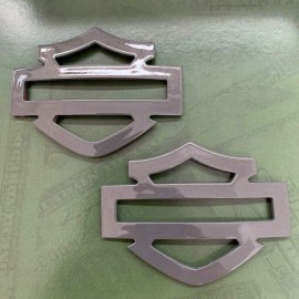 Gunship grey tank emblems for Harley