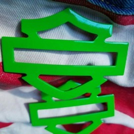 Lambo green tank emblems for Harley Lambo green tank emblems for Harley