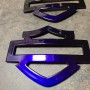 Purple tank emblems for Harley