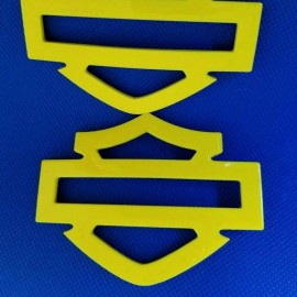 Rossi yellow tank emblems for Harley Rossi yellow tank emblems for Harley