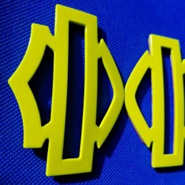 Rossi yellow tank emblems for Harley Rossi yellow tank emblems for Harley