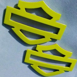 Rossi yellow tank emblems for Harley Rossi yellow tank emblems for Harley