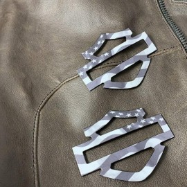 Tactical USA flag tank emblems for Harley