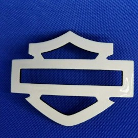 White with black edges tank emblems for Harley White with black edges tank emblems for Harley
