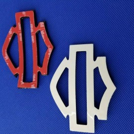 White with black edges tank emblems for Harley White with black edges tank emblems for Harley