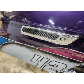 Carbon latch inserts kit for 2014+ Harley Touring bags Carbon latch inserts kit for 2014+ Harley Touring bags