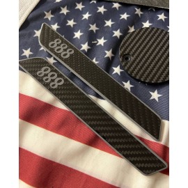 Carbon latch inserts kit for 2014+ Harley Touring bags Carbon latch inserts kit for 2014+ Harley Touring bags