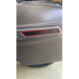 Carbon latch inserts kit for 2014+ Harley Touring bags Carbon latch inserts kit for 2014+ Harley Touring bags