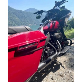 Carbon latch inserts kit for 2014+ Harley Touring bags Carbon latch inserts kit for 2014+ Harley Touring bags